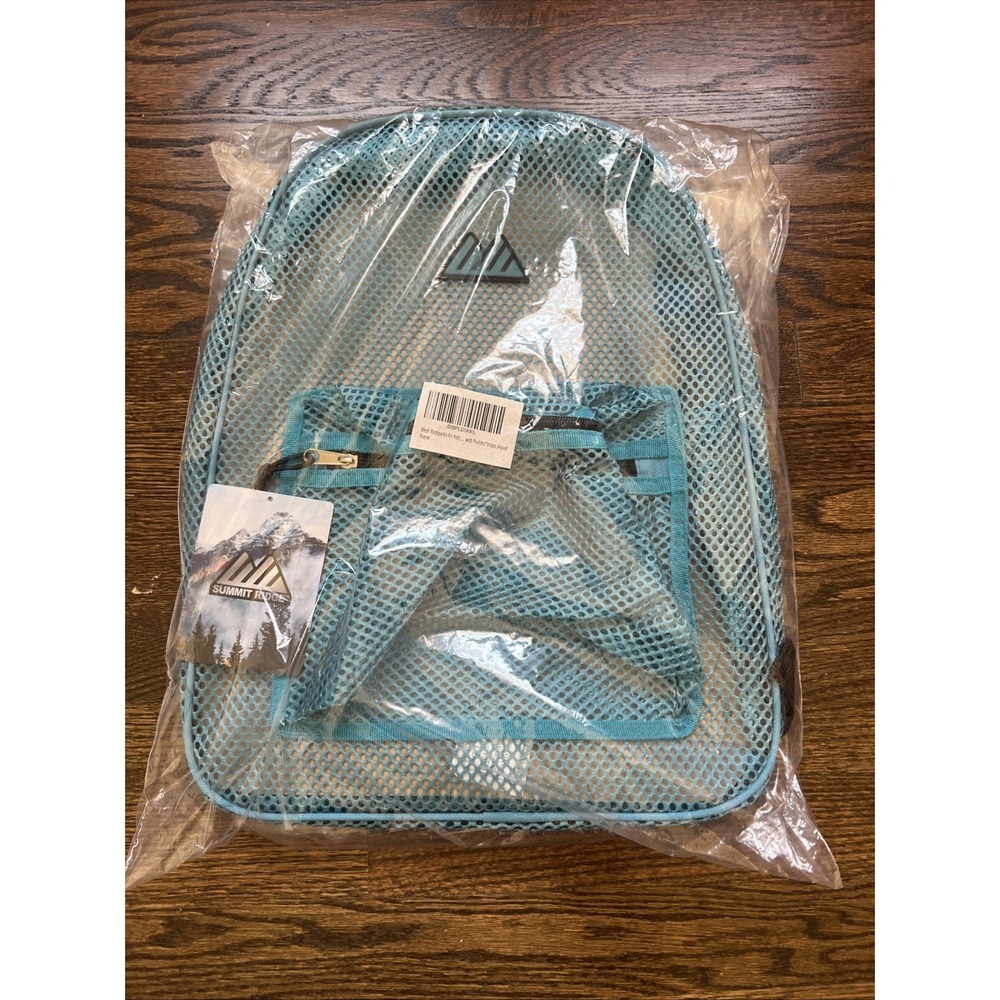 Mesh Backpacks for Kids Adults School Beach and Travel Colorful Transparent